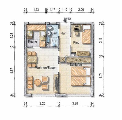 Exklusive, modernisierte 1,5-Zimmer-Wohnung in Essen