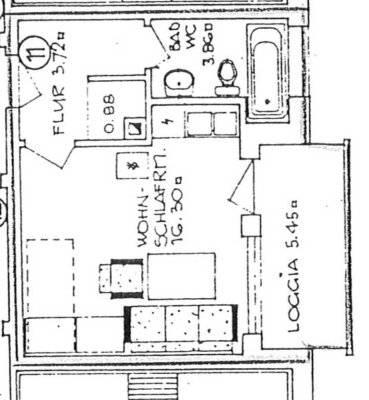 1-Zimmer-Wohnung, Erstbezug nach Renovierung, zwischen Forum u. Hochschule Kempten