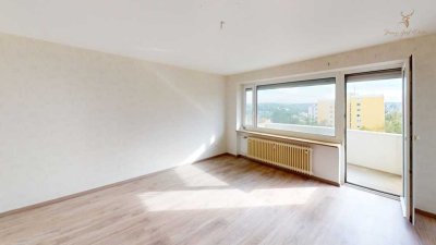 Ihr grünes Refugium in Würzburg Lindleinsmühle – 3-Zimmer-Wohnung mit Balkon und Weitblick