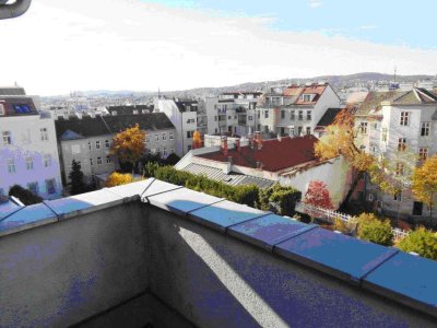 Dachterrassenwohnung in Jahrhundertwendehaus, Grün- und Ruheoase