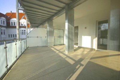 Am  Kurpark von Bad Oeynhausen mit Süd-Balkon