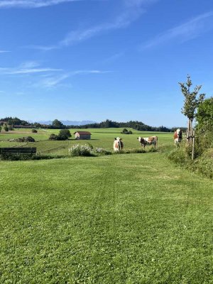 Schönes Einfamilienhaus möbliert in Dietramszell befr. 3-24 Mon zu vermieten -BERGBLICK