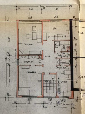 geräumige 3-Zimmerwohnung mit Speicher, ohne Balkon, Energieeffizienzklasse A