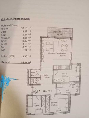 Stilvolle, neuwertige 4-Zimmer-Wohnung mit gehobener Innenausstattung mit Einbauküche in Mannheim