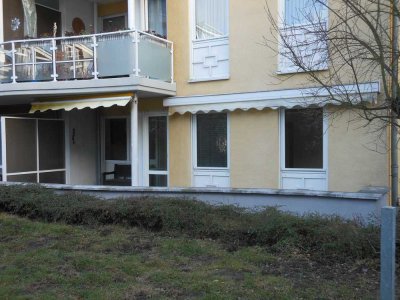 barrierefreie 2-Raum-Terrassenwohnung mit EBK und TG in Kleinmachnow