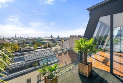 Luxuriöses Wohnen auf zwei Ebenen - Exklusive Maisonette in 1. DG mit Balkon, Terrassen und hochwertiger Ausstattung in zentraler Lage - 1080 Wien