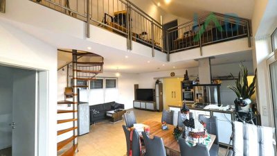 Exklusive Penthouse-Wohnung mit Dachterrasse und Maisonette