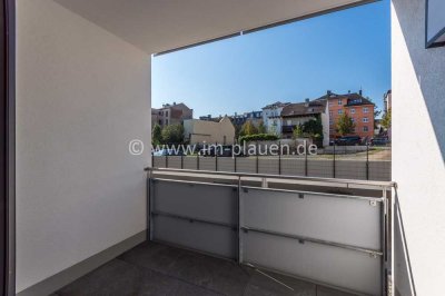 EBK, Glasfaser DSL - 1.OG Aufzug barrierefrei - Neubau, Carport, Fußbodenheizung, Vinyl, Balkon