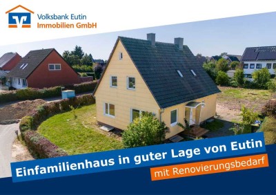 Renovierungsbedürftiges Einfamilienhaus in attraktiver Lage in Eutin