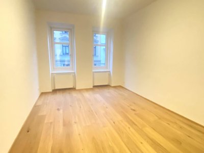 Frisch sanierte 2-Zimmer Altbauwohnung im Herzen von Margarethen - neuer Parkett - perfekte Single/Pärchen Wohnung - im 2.OG - zu kaufen in 1050 Wien