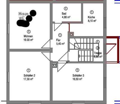 Geschmackvolle, gut geschnittene 3-Zimmer-Wohnung in Wernau