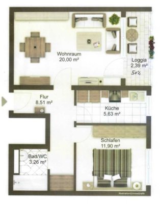 Erstbezug nach Kernsanierung - Gut geschnittene 2-Zimmer-Wohnung in Oberschleißheim