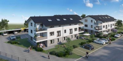 NEUBAU - Eigentumswohnungen in Untersiemau! Moderne Wohnungen im Dachgeschoss mit Balkon und Parkpla