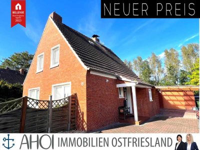 Ihr Ruhepol in Greetsiel:
Modernisierte Doppelhaushälfte mit Garten, Carport und Garage