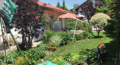 2-Zimmer-Bio-Bungalow mit wunderbarem sonnigen Garten