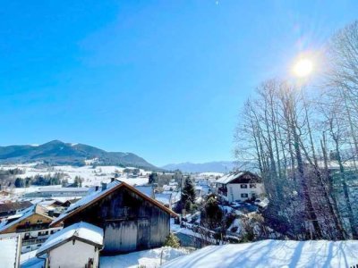 Saulgrub - Sonnige und großzügige Wohnung mit traumhaftem Panoramablick