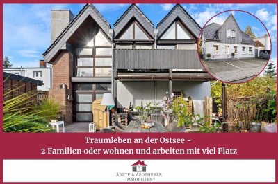 Traumleben an der Ostsee - 
2 Familien oder wohnen und arbeiten mit viel Platz