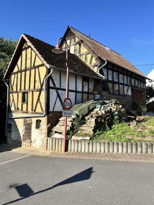 Bauernhaus und Scheune "sofort frei" mit viel Platz