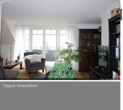 Über den Dächern von D.- Eller: traumhafte 3-Zimmer-Maisonettewohnung zu vermieten.