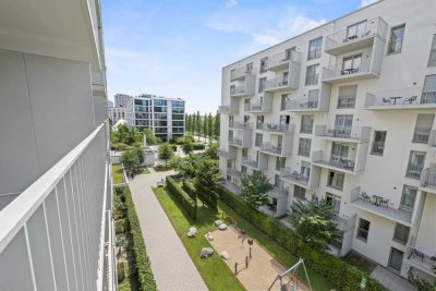 Kompakte Citywohnung. Bezugsfreie 1-Zi-Whg. im 5. OG mit Balkon