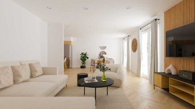 Helle 4-Zimmer Wohnung mit großzügigem Balkon und flexibler Raumaufteilung