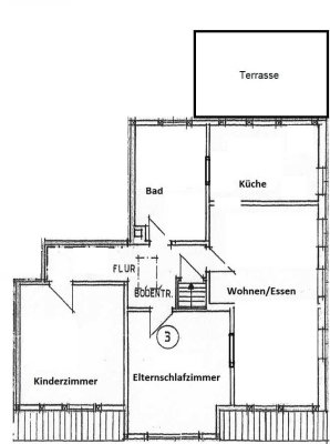 Schöne 3-Zimmer-Wohnung mit gehobener Innenausstattung mit Terrasse und Einbauküche Neetze