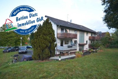 DIETZ: 2-Zimmer-Dachgeschosswohnung mit Einbauküche und Balkon!