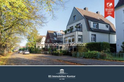 Exklusives Wohnen! Historisches, saniertes Stadthaus mit Gartenanlage, Balkon u. Wintergarten!