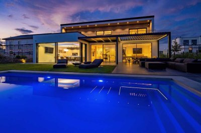 Provisionsfrei ! Luxuriöses Einfamilienhaus KfW 40+ mit Pool zum Kauf in Bamberg