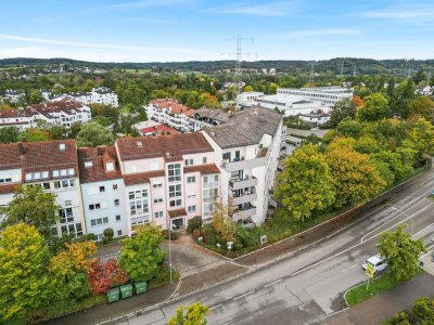 Helle 3-Zi-Wohnung 76 m², EBK, Balkon & Wintergarten 1. OG Neusäß inkl. TG-Stellplatz