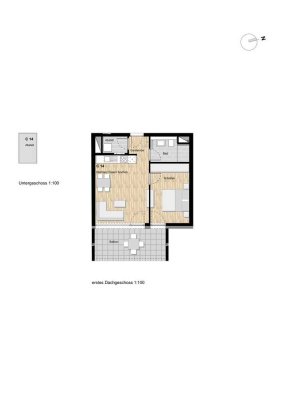 2-Zimmer Neubauwohnung mit Balkon