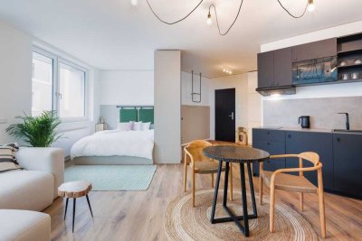 Möbliertes großes Studio-Apartment am Hauptbahnhof