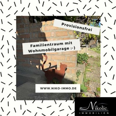 Familientraum mit Wohnmobilgarage und evtl. Ausbaureserve?