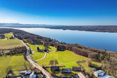 Neubau: Galeriehaus mit modernem Design am Starnberger See