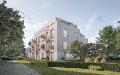 Neubau Zwei-Zimmer-Wohnung mit optimaler Grundrissausnutzung in Melle