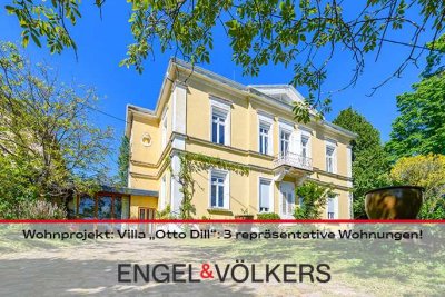 Wohnprojekt: Villa „Otto Dill“: 3 repräsentative Wohnungen in excellenter Lage!