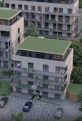 Neubauwohnung 2,5 Zimmer 53 qm Aalen Wasseralfingen EG Terrassenwohnung