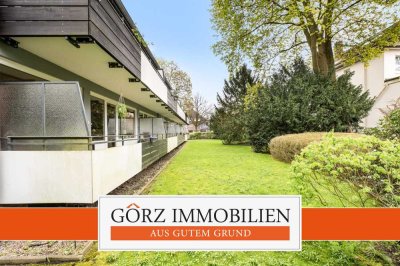 Gepflegte Wohnung mit neuen Fenstern im beliebten Zylinderviertel mit Süd-Balkon und Tiefgaragenstel