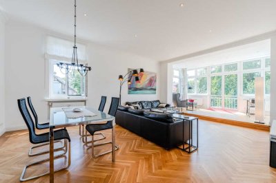 Beautiful apartment surrounded by greenery