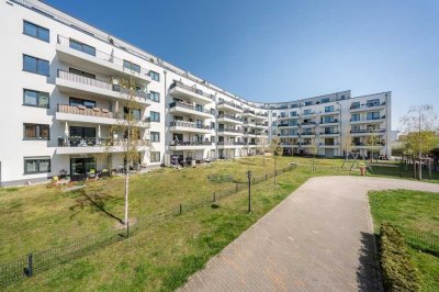 Moderne Wohnung mit offener Küche und Balkon