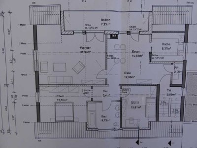 Attraktive und gepflegte 3,5-Zimmer-DG-Wohnung