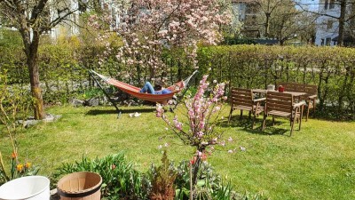 4-Zimmer-ETW mit Terrasse, Garten, Hobbyraum in Unterschleißheim