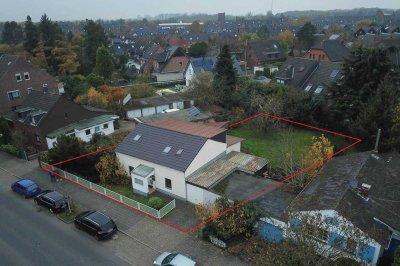 Entscheidungsträger gesucht: Wohnen oder Bauen auf 900 m² inmitten von Düsseldorf