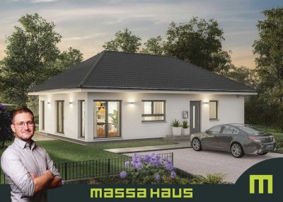 Komfort auf einer Ebene. Dein Ausbauhaus-Bungalow von massa-haus!