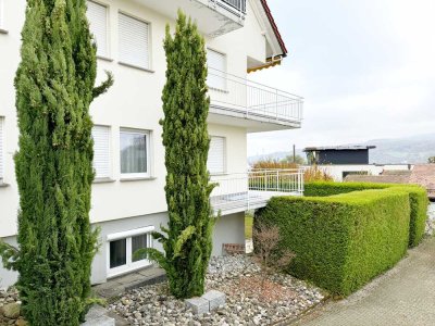 Gemütliche 3,5- Zimmer Wohnung mit Seeblick + Garten Bodensee