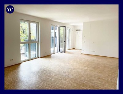 Genießen Sie das Wohnen in dieser modernen 3 Zi.-Neubau-Wohnung! Einbauküche, Aufzug, Balkon,Parkett