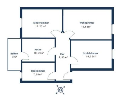 Schöne 3-Zimmer-Erdgeschosswohnung mit gehobener Innenausstattung und Balkon im Magdeburger Werder