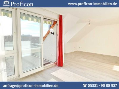 In TOP-Lage: 2-Zi.-DG-Wohnung mit Aufzug, Dachterrasse und TG-Stellplatz in Wolfenbüttel zu mieten!