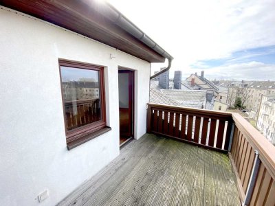 Herrliche 2-Raum DG-Maisonette Wohnung mit Balkon! in Chemnitz-Zentrum