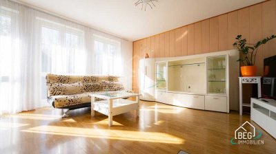 Helle gepflegte 3-Zimmer Wohnung mit Garten und Terrasse – in Schul- und S-Bahn Nähe